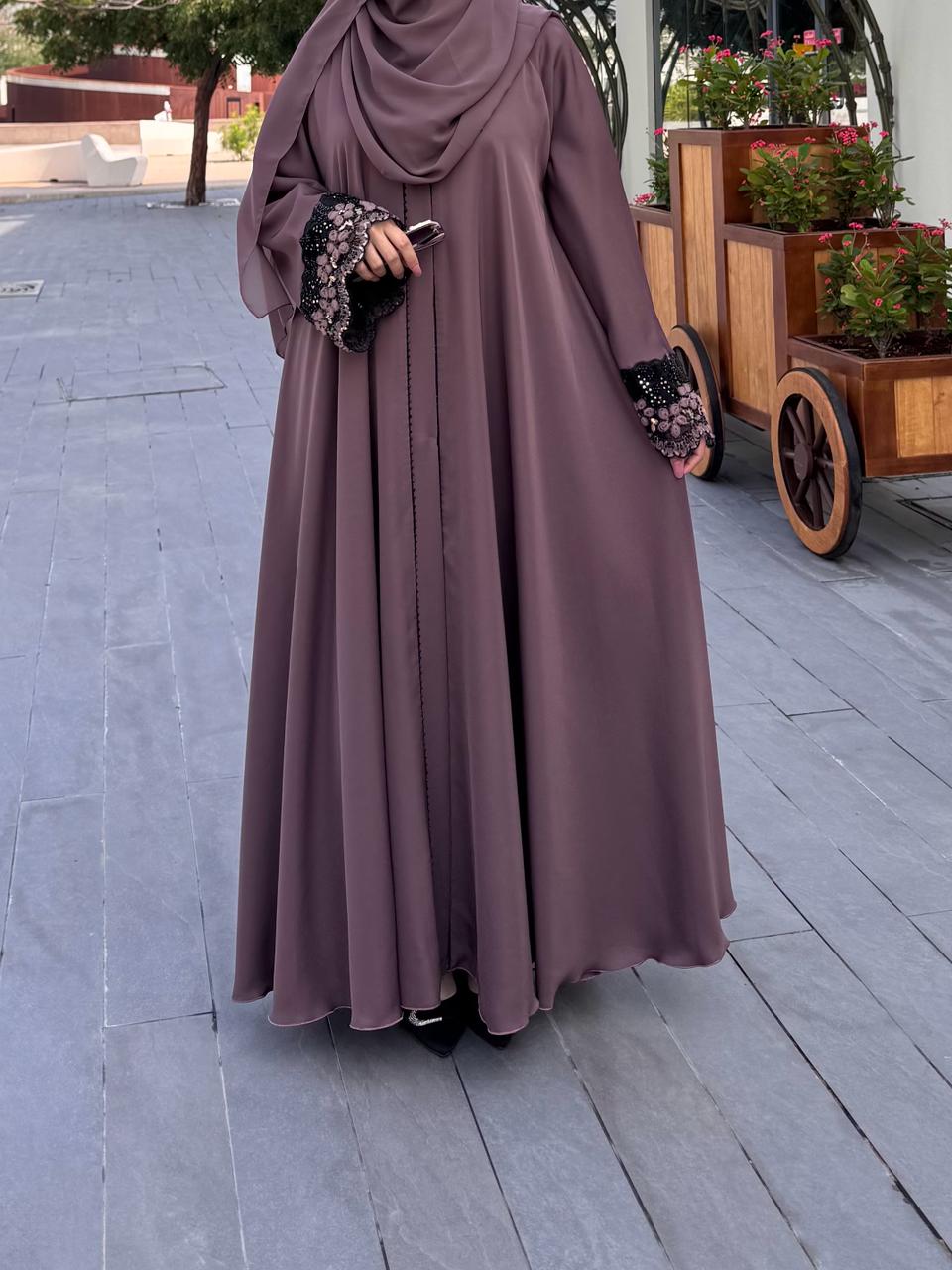 Pink abaya