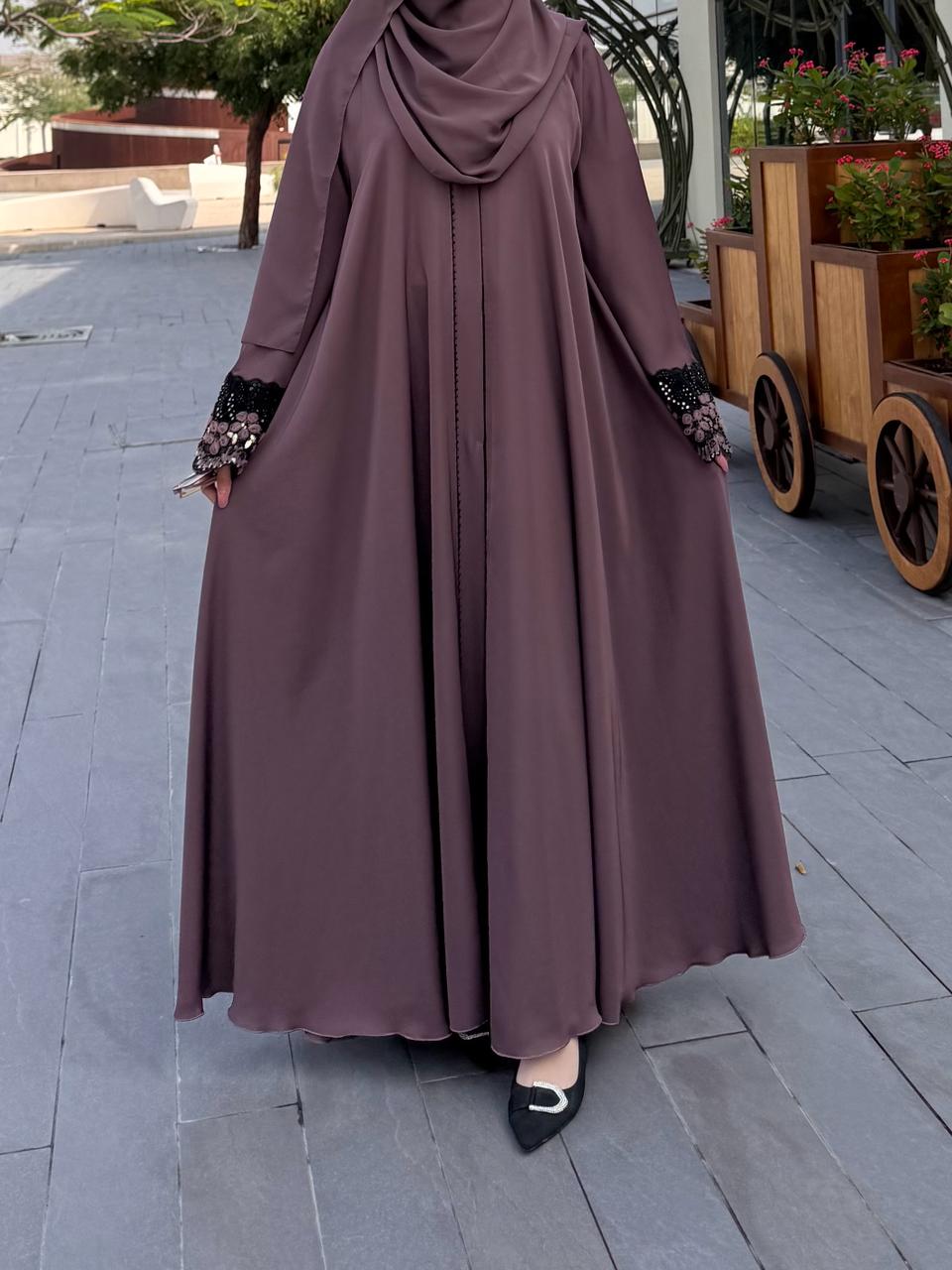 Pink abaya